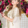 ⁦قفطان مغربي ردن مفتوحه | اوف وايت⁩ - الصورة ⁦3⁩