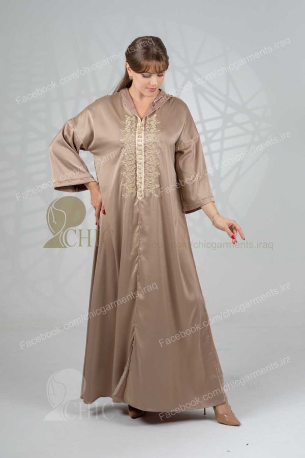 ⁦جلابية خليجي مع شغل يدوي مع كب | بيجي⁩ - الصورة ⁦2⁩