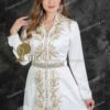 ⁦قفطان مغربي قطعه واحده | ابيض⁩ - الصورة ⁦2⁩