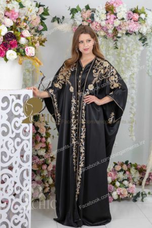 قفطان ردن مفتوحه | اسود